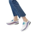 thumbnail image 4 of RKSTN Pantoufles pour Femmes à Bout Rond Confortables Décontractées en Toile Chaussures à Talon Plat d'Extérieur Espadrilles à Lacets,Pantoufles pour Femmes Intérieur Extérieur, 4 of 5