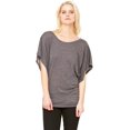 thumbnail image 2 of Bella + Canvas Ladies' Flowy Draped Sleeve Dolman T-Shirt, 2 of 5