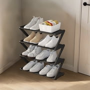TopLLC Shoe Rack Organizer Assembled Shoe Rack Home Doorway Rental Room Storage Shoe Cabinet Dormitory Economic Shoe Racks Shelves PlasticAssembled Shoe Rack
