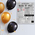 thumbnail image 3 of The Party Post 87th Birthday Party Decorations Poster Born in 1937, 3 of 5