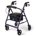 thumbnail image 1 of Déambulateur Medline Basic avec roues de 6 po, violet, 1 of 5