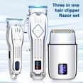 thumbnail image 4 of Electric Hair Clippers for Men Cordless Hair Clippers Trimmer Beard Trimmer Kit Bald Head Shaver Men's Haircut Kit for Barber with LCD Display 9 Guide Combs Mens Gifts, 4 of 8