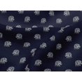 thumbnail image 4 of oneOone Viscose Jersey Fabric Elephant Block Printed Fabric 1 Yard 60 Inch Wide, 4 of 5