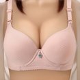 thumbnail image 1 of Kyusrd Plus Size Supportive Bra For Women'S Full Coverage Bra Adjustable Shoulder Straps Bra Soild Color Everyday Bra, 1 of 9