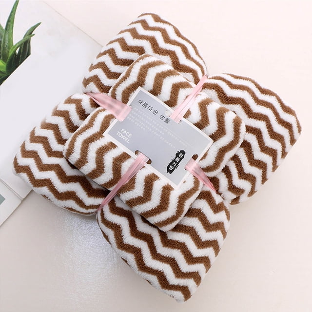Coral Absorbent Bath Towel Set Bath Towels Are Soft And Comfortable Highly Absorbent Soft Bath Towel Set Bath Towels Pattern Drying Towels for Body Tan Bath Towels Oversize Towel 40x80 Bath Sheets