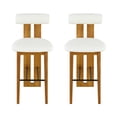thumbnail image 1 of Renee Tabouret de Bar Moderne d'Intérieur, Blanc, 1 of 12