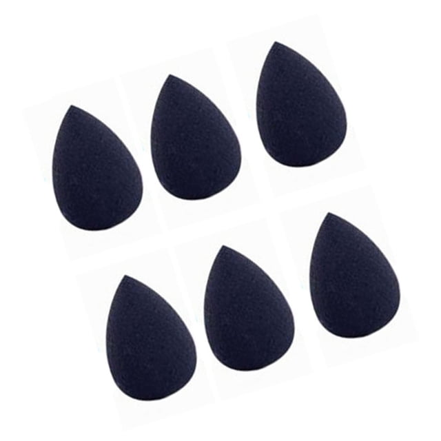 Mini 6 Pack/Set Makeup Sponge Dry And Wet Sponge Puff Mini Beauty Make Up Tools for Foundation Powder and Eye Shadow Under Eyes Highlight Contour