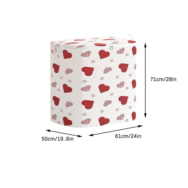 EGNMCR Closet Organizers and Storage, Storage Trunks & Bag Clothes Storage Bag Wardrobe Sorting Storage Box Portable Storage Bag Winter Cup Storage Box Storage Storage