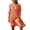 Orange, variant on Bellella Women Beach Cover Up Half Sleeve Shirt V Neck Swimsuit Coverup Bikini Swimwear Button Down Cardigan Blouse Ladies Beachwear White 2XL