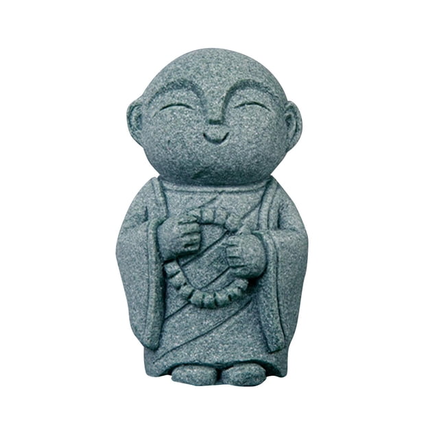 GROWTH TANK Petite Statue de Moine Sculpture de Buddha pour Foyer Centres de Table Chambre D