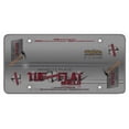 thumbnail image 1 of Cruiser License Plate Cover 76200 Tuf Flat Shield; Smoke Flat; Polycarbonate, 1 of 2