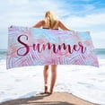thumbnail image 3 of Sandproof Beach Blanket Lightweight Microfiber Beach Towel Super Lightweight Colorful Bath Towel Sandproof Beach Blanket Multi-Purpose Towel for Travel Swimming Pool 30X60 Inch, 3 of 4