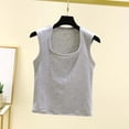 thumbnail image 1 of Timegard Tank Tops for Women Sleeveless Solid Color Basic Tee Casual Slim Cropped Shirts Tops Summer, 1 of 7