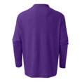 thumbnail image 5 of Cathalem Polo pour Homme Décontracté à Manches Longues Coupe Régulière Mode Chemise de Couleur Unie, Violet TTTG, 5 of 5