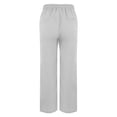 thumbnail image 4 of Women's Casual Linen Pants - High Waist with Side Pockets - Spring/Summer Long Pants, 4 of 4