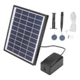 thumbnail image 2 of Solar Water Pump Kit,10V 6W DC Micro Solar Oxygen Fountain Pump Solar Panel Air Pump Crafted with Care, 2 of 8