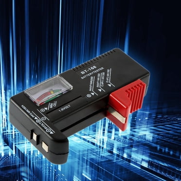 AA/AAA/C/D/9V/1.5V Compteur Universel à Bouton pour Pile, Codé par Couleur, Indique la Tension, Testeur, Vérificateur BT-168