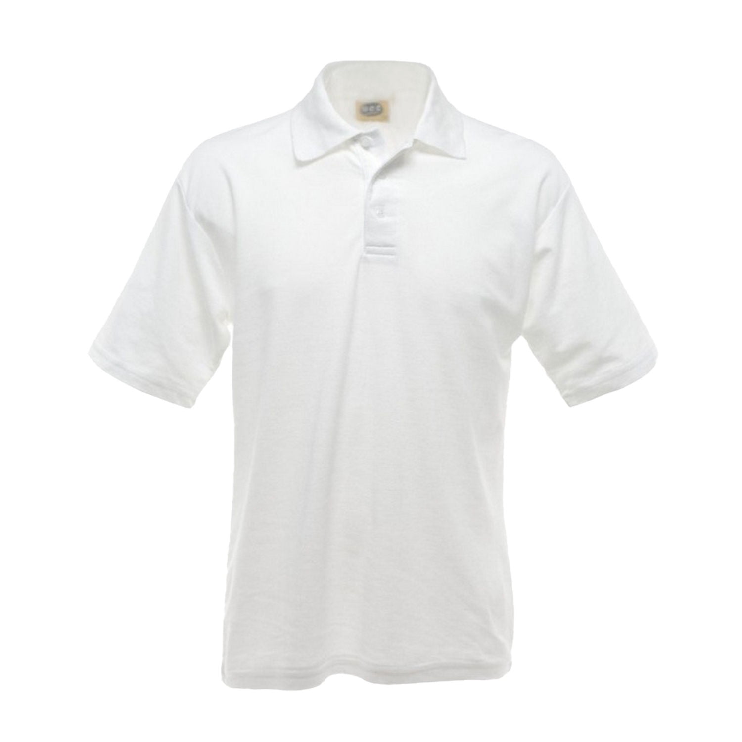 UCC 50/50 Mens Plain Pique Short Sleeve Polo Shirt