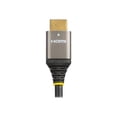 thumbnail image 4 of StarTech.com Câble HDMI 2.0 de 10 Pieds (3 m) Certifié Premium avec Ethernet, Haute Vitesse Ultra HD 4K 60Hz Câble HDMI HDR10, ARC, Cordon HDMI pour Moniteurs Ultra HD, Téléviseurs, Écrans, avec Gaine TPE - Câble Vidéo HDMI Durable (HDMMV3M) - Haute Vitesse Premium - Câble HDMI avec Ethernet - HDMI Mâle vers HDMI Mâle - 10 Pieds - Blindé - Gris, Noir - Passif, 4K60Hz (3840 x 2160) Prise en Charge, 4 of 11