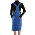 thumbnail image 2 of Robe Salopette en Denim Usé à Bretelles Ajustables pour Jeunes Femmes, 2 of 5