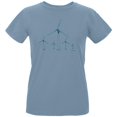 thumbnail image 1 of T-Shirt pour Femmes en Coton Biologique Wind Power, 1 of 1