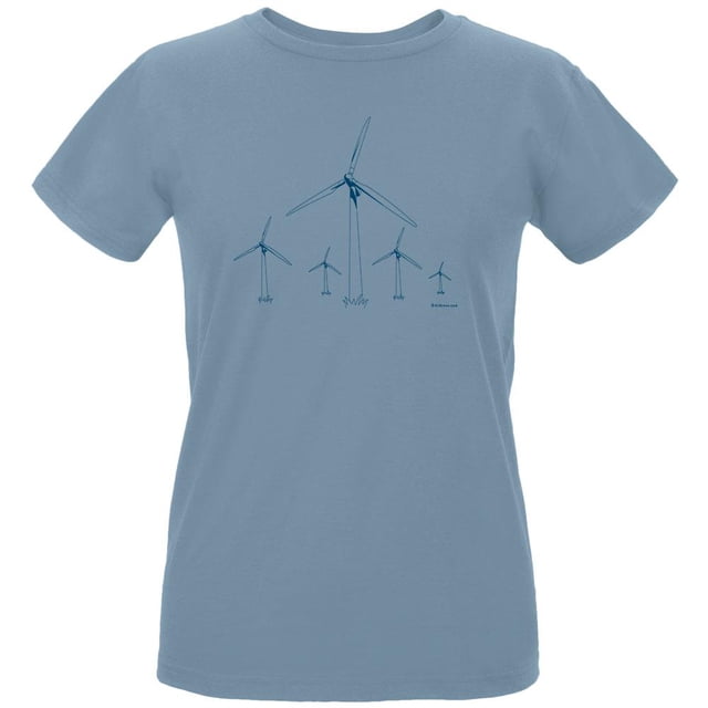 T-Shirt pour Femmes en Coton Biologique Wind Power