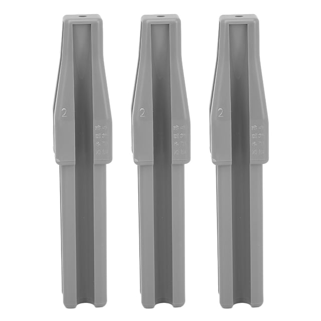 Duckbill Sharpening Tool, Compact 3 Pcs Eyebrow Pencil Sharpening Tool Easy To Use Long Lasting 4 Faces for Thin Tip Cosmetic Pencil