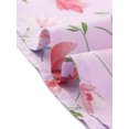 thumbnail image 5 of INSPIRE CHIC Women's Floral Sweetheart Neck Puff Sleeve Fit and Flare A-Line Mini Dress, 5 of 5