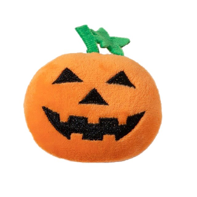 Halloween Pumpkin Toys For Cats Teething Toys Featuring Pumpkin With Range Expressions Embroidery Designs Interactive Toys For Kitties And Cats ,23 Cm