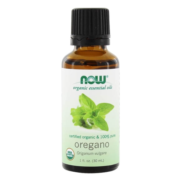 NOW Foods - 100% Pure & Organic Essential Oil Oregano - 1 fl. oz.