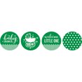 thumbnail image 2 of Darling Souvenir Candy&nbsp;190 Pcs Baby Shower Theme Stickers DIY Chocolate Labels-Green, 2 of 2