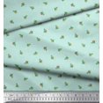 thumbnail image 3 of Soimoi polyester Crepe Fabric Leaves & Buds Floral Print Sewing Fabric Yard 52 Inch Wide, 3 of 3