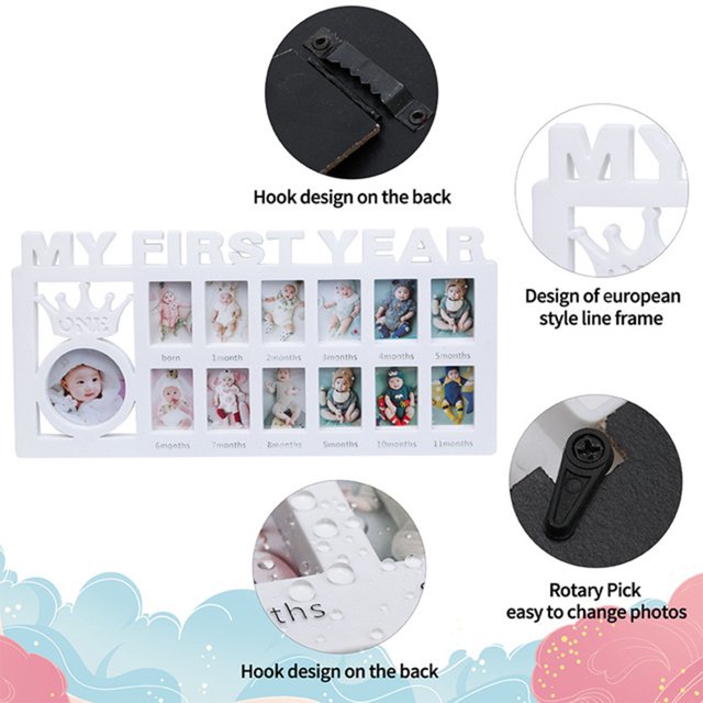 My First Year Picture Frames Memories Photo Frame Keepsake Picture Frames My First Year Picture Frames Memories Photo Frame DIY Keepsake Picture Frames Gift For New Mums And Dads