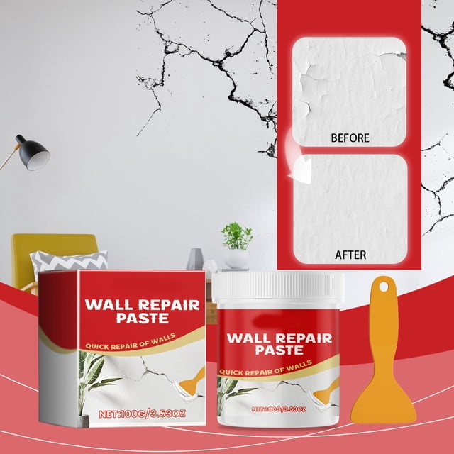 Chmadoxn Tools&Home Improvement Wall Repair Plaster High-density Wall Repair Plaster White Tile Filling Caulk Repair paste