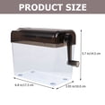 thumbnail image 2 of Greenadscape Wear Resistant Paper Shredder Hand Shredder Grey ABS for Home Use 1Set, 2 of 6