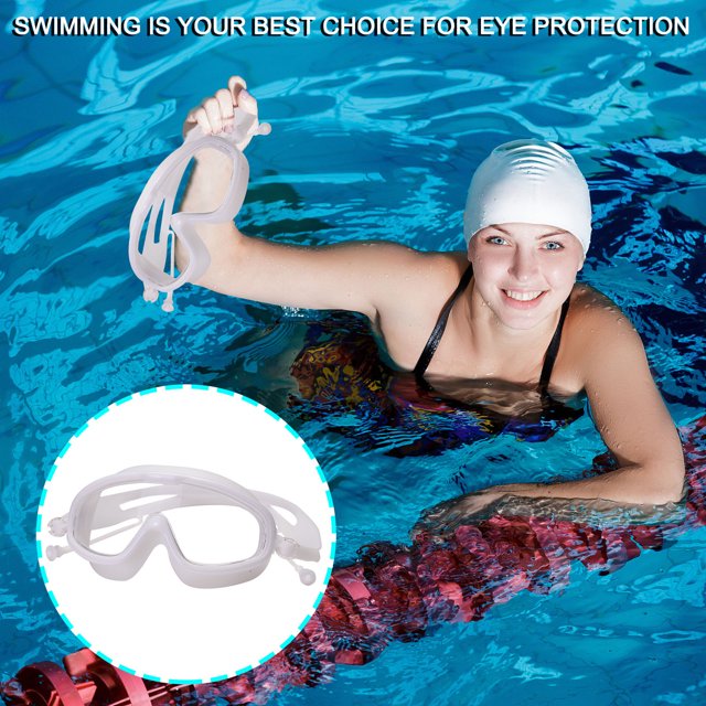 EGNMCR Pool Accessories, Sports & Outdoors And Anti- HD Large-Frame Swimming Goggles Swimming Goggles