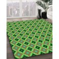 thumbnail image 3 of Ahgly Tapis Rectangulaire Lavable en Machine Vert Transitionnel, 4 Pieds x 6 Pieds, 3 of 7