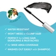 thumbnail image 3 of RED by Kiss Quick Cover Root Touch Up Rescue Mascara Natural Water-Resistant Temporary Gray Concealer Cover Up Brush for Hair Mustache & Beard (Jet Black) (2Pcs), 3 of 5