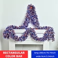 thumbnail image 3 of TIELUTT Guirlandes Décoratives Patriotiques pour Fête de l'Indépendance des États-Unis Décorations de Fenêtre Rouges Lumières Suspendues Grandes Transparentes 2 Jours Pâques Décorations en Céramique Grandes pour Artisanat, 3 of 5