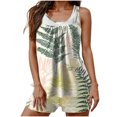 thumbnail image 2 of UPPADA Two Piece Tankini Swimsuits for Women High Waisted 2 Piece Bathing Suits Floral Print Tankini Set Tummy Control Modest Swimwear for Holiday Modest Tankini Tops for Women Multicolor,Xl, 2 of 6