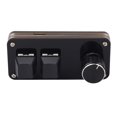 thumbnail image 1 of 2 Key Gaming Mechanical Keyboard, Wired Mini Mechanical Keyboard 2 Key 1 Knob Customizable Macro Programming  for Home, 1 of 7