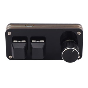2 Key Gaming Mechanical Keyboard, Multifunctional Customizable Macro Programming Wired Mini Mechanical Keyboard  for Home