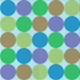 thumbnail image 1 of Ahgly Company Machine Washable Indoor Square Transitional Green Area Rugs, 8' Square, 1 of 7