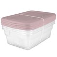 thumbnail image 3 of Sterilite Set Of (4) 11.4L Boxes - Pink, 3 of 5