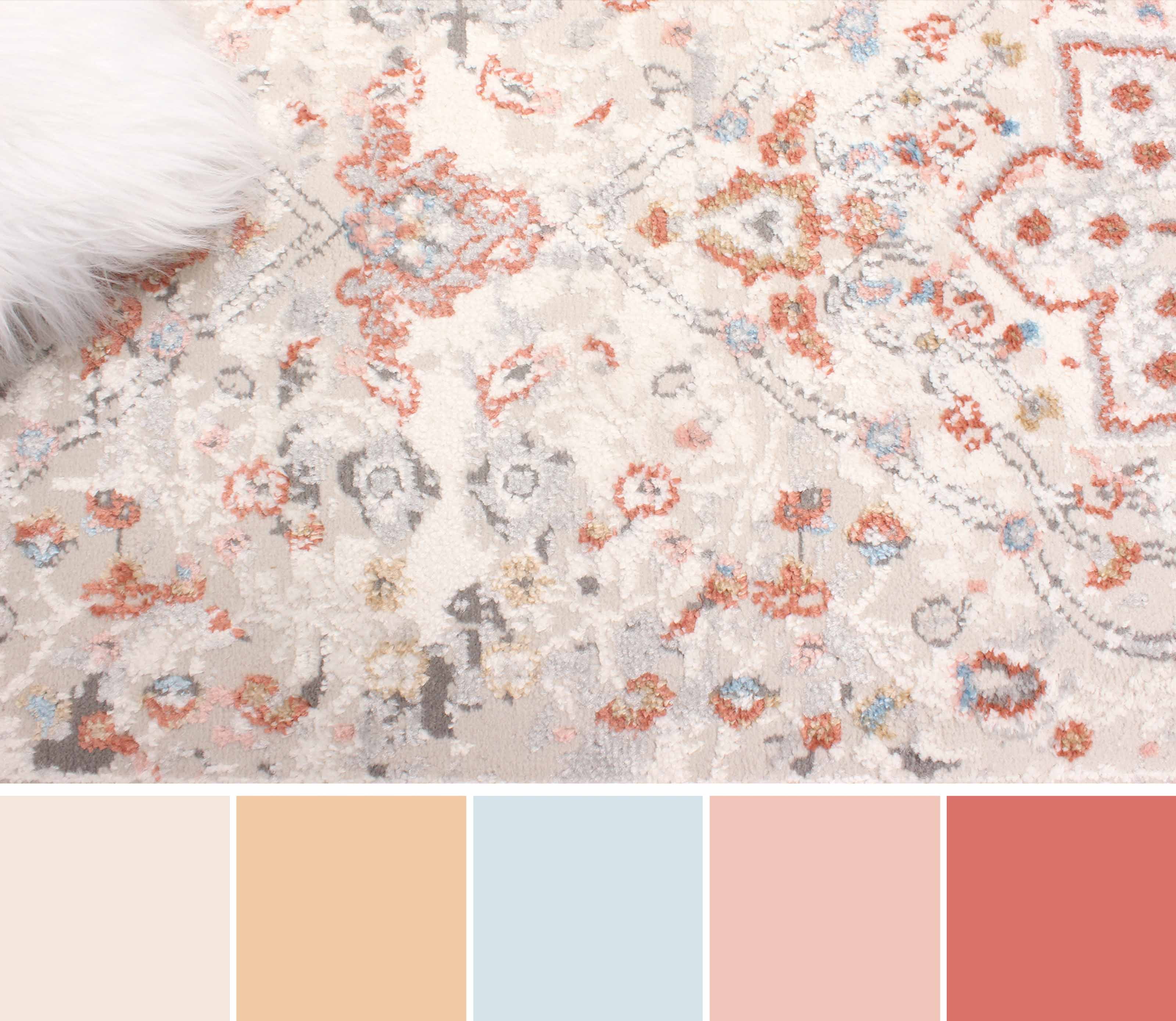 ECARPET Efes Traditional Area Rug for Living Room, Bedroom, Dining Entrance, Hallway and More