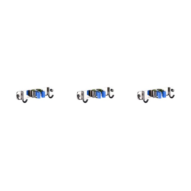 Youkk Multifunctional Swab Holder - Easy And Quick Installation With Strong Load-bearing Capacity Through Thickening blue 1 clamp and 2 hooks 3Set