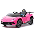 thumbnail image 2 of KidsVIP 12V Lamborghini Huracan 4x4 Ride-On Car W/ Rubber Wheels, Bluetooth Music & Remote, 2 of 6