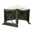 thumbnail image 1 of CLAM Quick-Set Pavilion Abri Extérieur Portatif 12,5 X 12,5 Pi, Vert/beige, 1 of 9