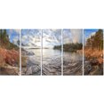 thumbnail image 2 of Rocky Coast of Autumn Lake, 2 of 3