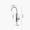 thumbnail image 2 of VONKY Electric Heated Kitchen Faucet Screen Display Leakproof Digital Tap Silver US Plug 110V, 2 of 6